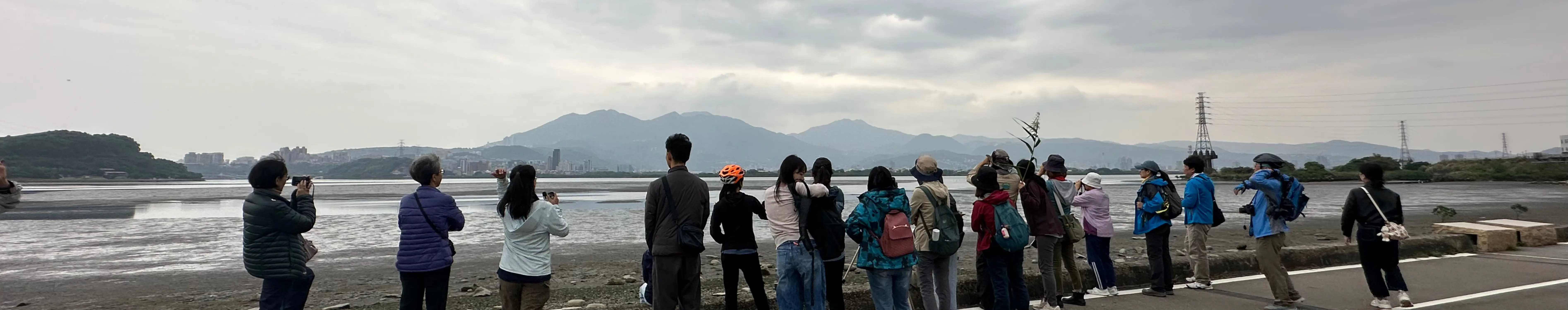 五股濕地全景照